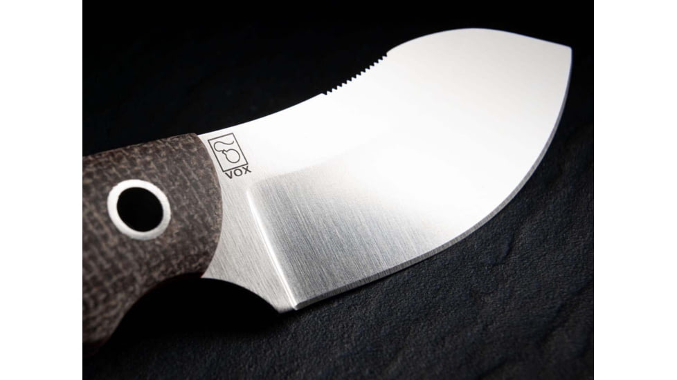 Boker Plus Nessmi Pro Fixed Blade Knife, 2.64in, D2, Micarta Brown Handle, 02BO018