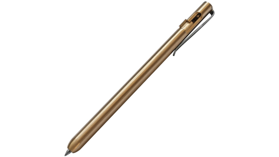 Boker Plus Tactical Rocket Pen Brass, 4.5 overall, To refill, loosen the T8 Torx screw at the end of , 09BO062