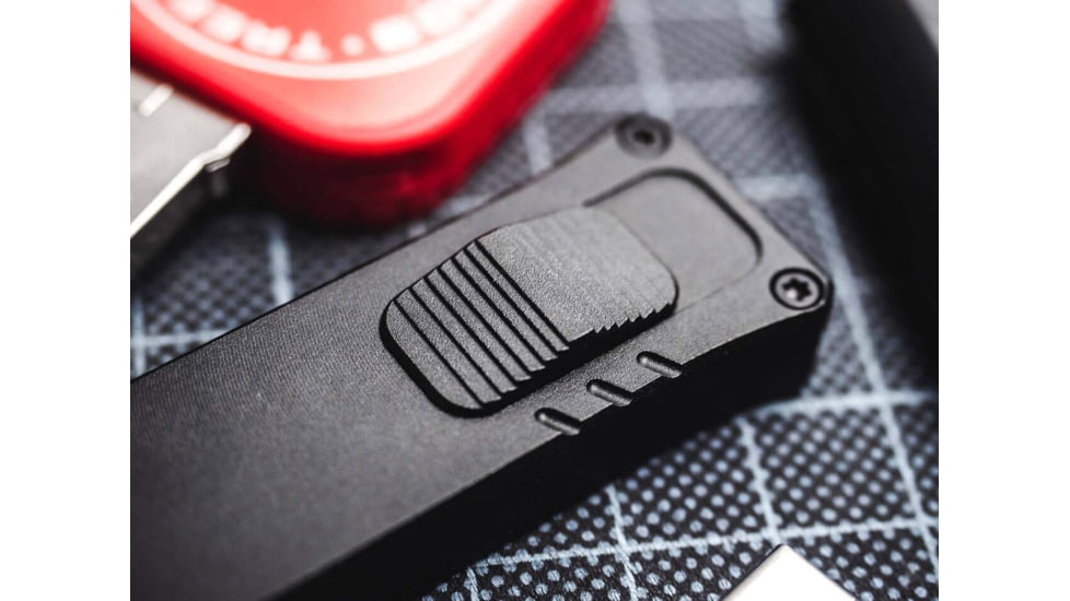 Boker Plus USB OTF Automatic Folding Knife, 1.77in, D2, Aluminum Black Handle, 06EX270