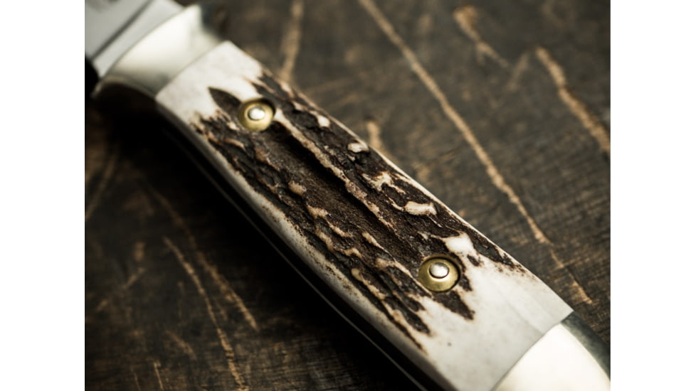 Boker USA Ranger'S Nicker Stag Knife, Brown, Small, 120517