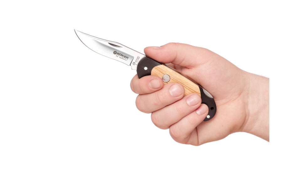 Boker Scout Lightweight Folding Knife, 3.1in, D2, Uncoated, Black, 112095