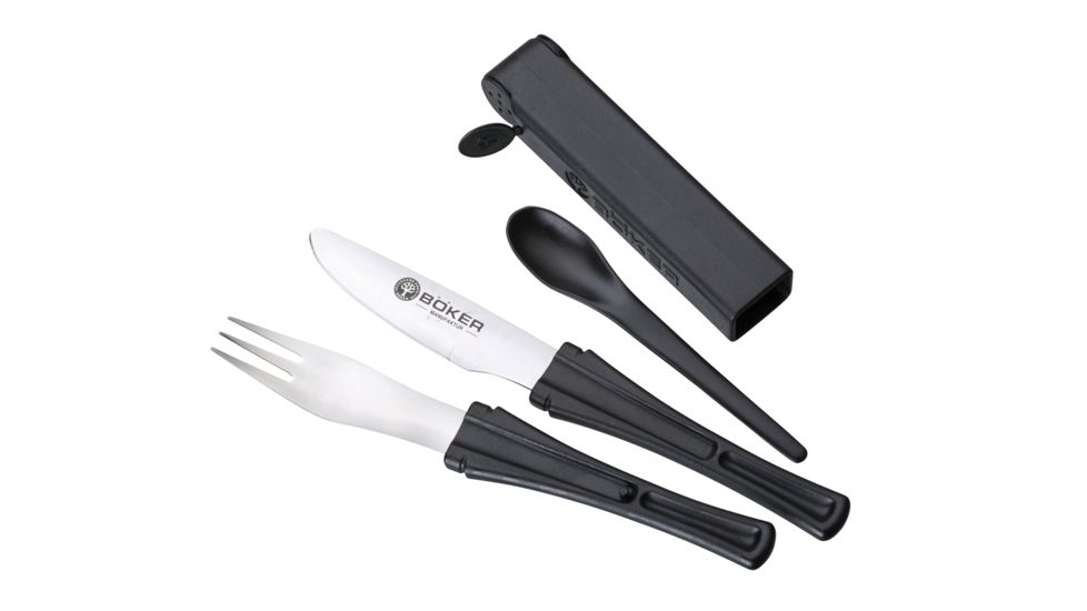 Boker USA 3.5in Snac Pac Black Duo Clampack, 2 Pack, 03BO801C