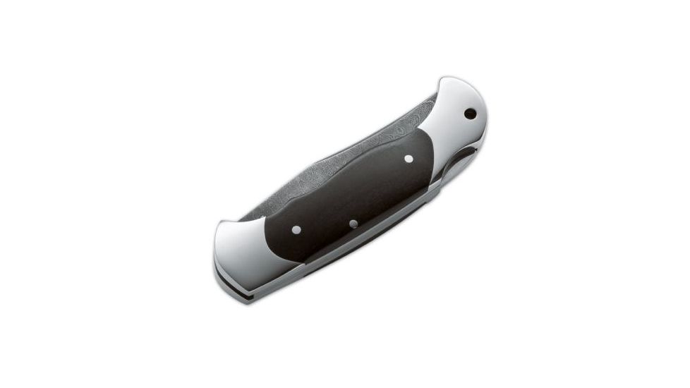 Boker USA African Ebony Damascus Knife 112023DAM