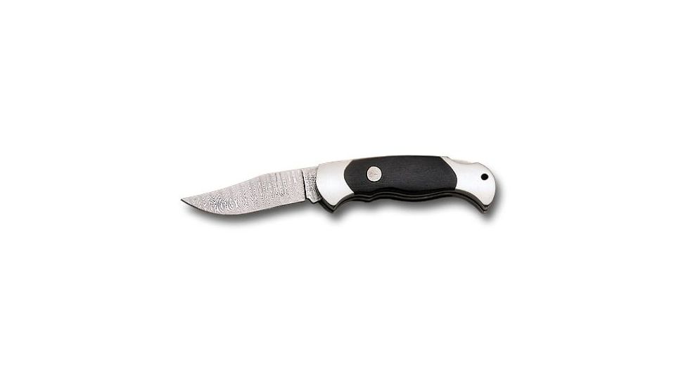 Boker USA African Ebony Damascus Knife 112023DAM