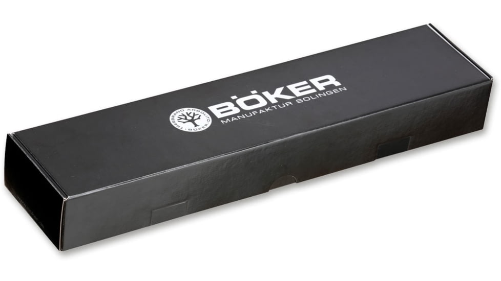 Boker Applegate Boot Fixed Blade Knife, Small, Kydex Sheath, 6 in, 440C, Double Edge, Black FRN (Fiberglass-Reinforced Nylon), 120546