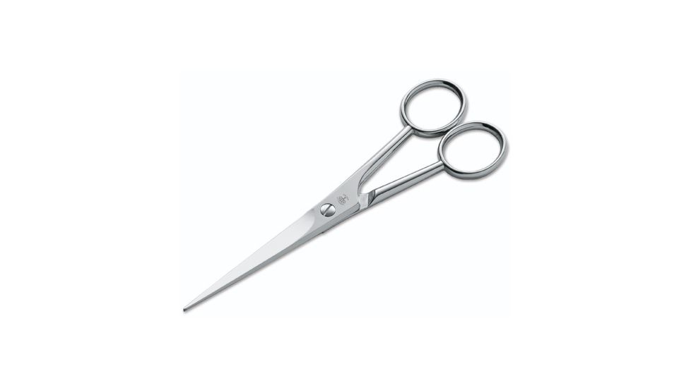 Boker USA Arbolito Micro Serrated Hair Scissors, Nickel Plated, 6 1/8in 04BO014