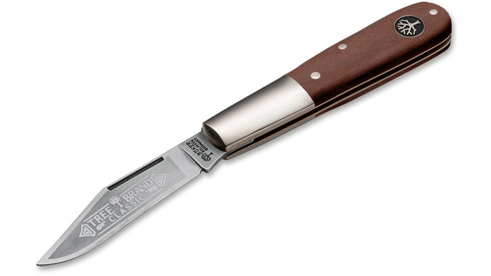 Boker USA Barlow Plum Wood C75 Knife, Brown, Small, 100700