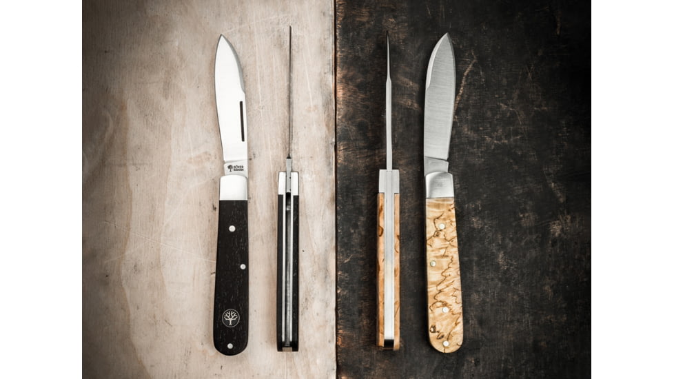 Boker USA Barlow Prime Beech Wood Knife, Black, Small, 110942