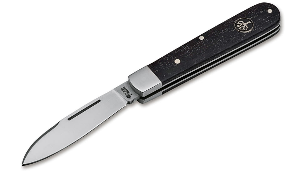 Boker USA Barlow Prime Beech Wood Knife, Black, Small, 110942