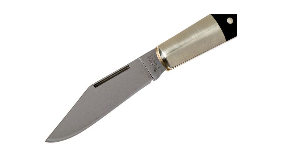 Boker USA Boker Barlow Folding Pocket Knife,2.6in 440C Steel Blade,Grenadill Wood Black Handle, 100501