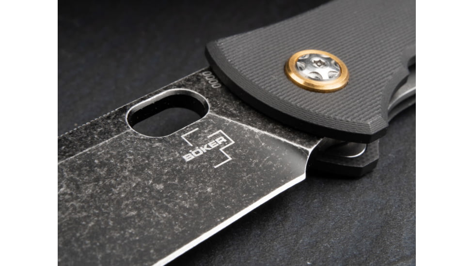 Boker USA Boker Plus Fieldfolder Pocket Knife by Jesper Voxnaes, 3.41 in, D2, Folding Blade, G10 Handle, 01BO375