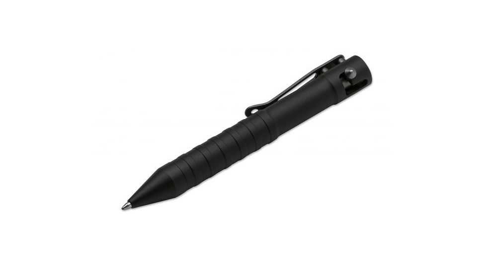 Boker USA Plus K.I.D. Tactical Pen, Cal .50, Aluminum,  Black, 09BO072