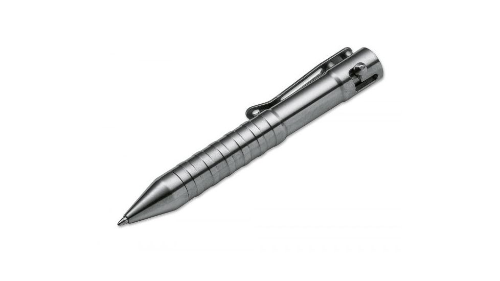 Boker USA Plus K.I.D. Tactical Pen, Cal .50, Titan, Silver, 9BO073