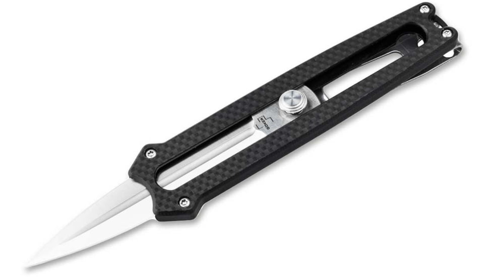 Boker USA Boker Plus Slike Pocket Knife, 2.99 in, D2, Folding Blade, G10 Handle, 01BO411