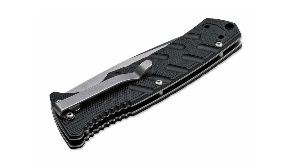 Boker USA Boker Plus Strike Spearpoint D2 Non Auto Pocket Knife, 3.37 in, D2, Folding Blade, Aluminum Handle, 01BO457N