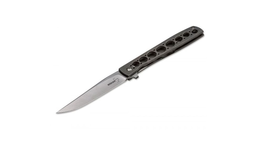 Boker USA Boker Plus Urban Trapper Grand Folding Pocket Knife,3.8in VG-10 Steel Blade,Titanium Grey Handle 01BO736