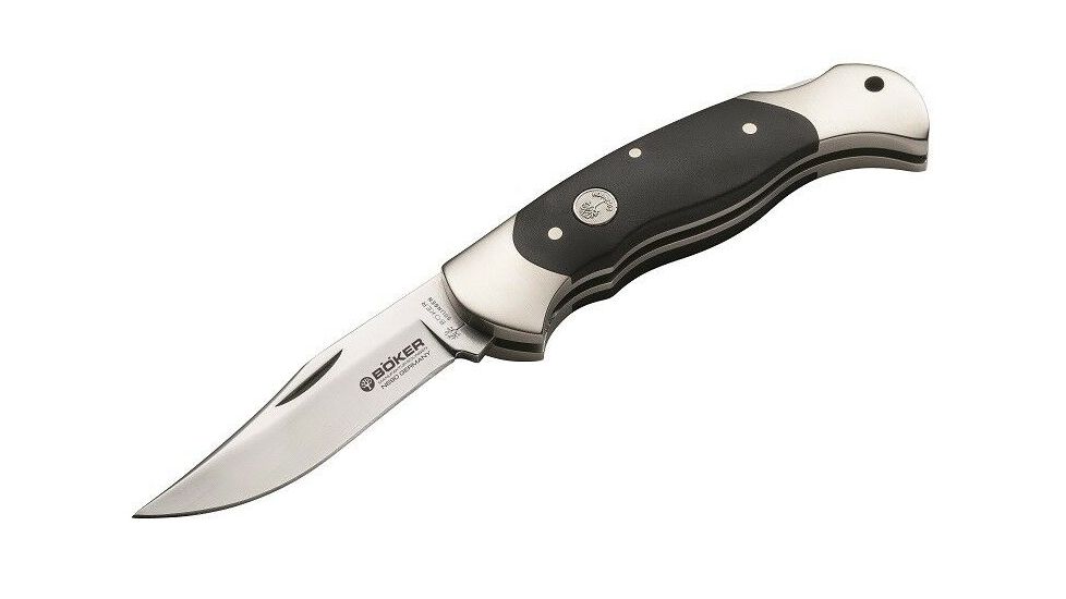 Boker USA Boker Scout ABS Folding Pocket Knife,3.1in N690 Steel Blade,ABS Black Handle, 112033