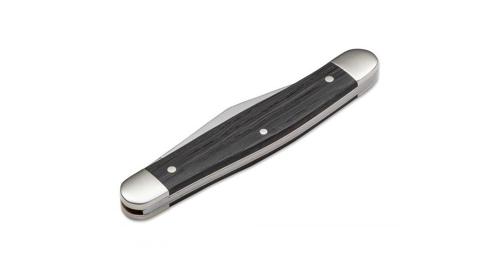 Boker USA Boker Stockman Classic Folding Pocket Knife,2.9in 440C Steel Blade,Bog Oak Wood Brown Handle 117477