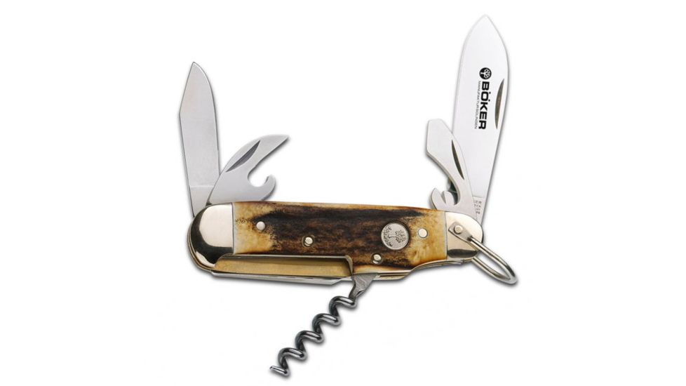 Boker USA Camp Knife Stag 110182HH