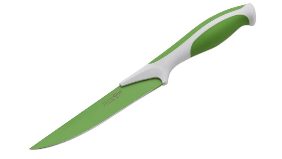 Boker USA Colorcut Utility Knife,4.875in CrMoV Steel Blade,Apple Green Handle 03CT204