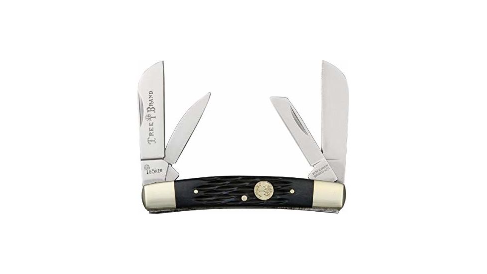 Boker USA Traditional Series Congress Jigged Knife, Black, Small, 110722