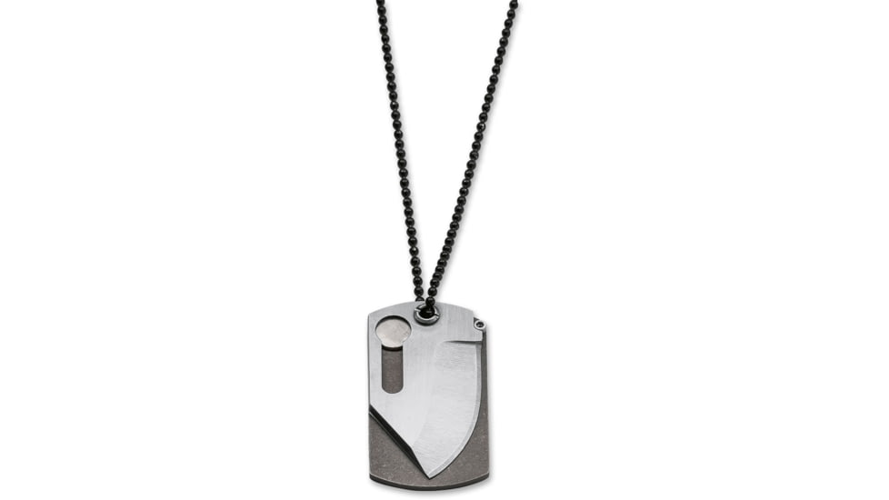 Boker USA Dog Tag Knife, Grey, Small, 01BO210C