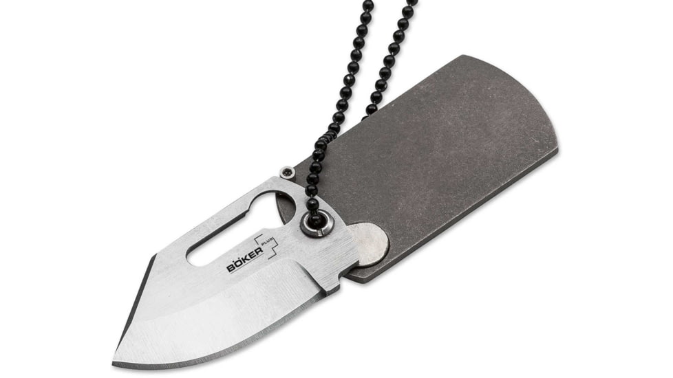 Boker USA Dog Tag Knife, Grey, Small, 01BO210C