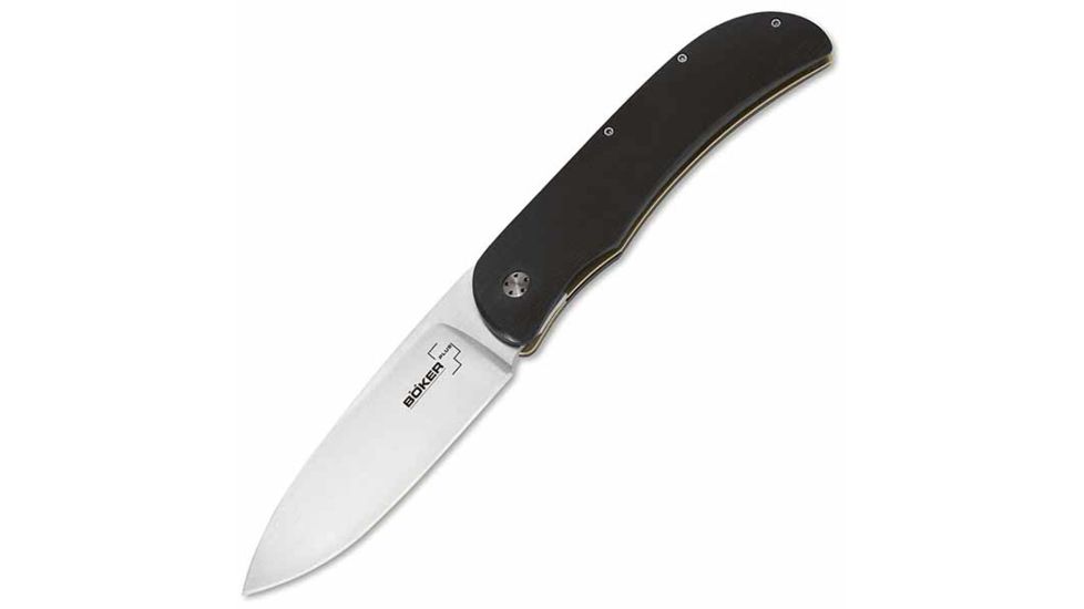 Boker USA Exskelibur I Folding Knife,3.5in VG-10,Black G10 Handle B-01BO032