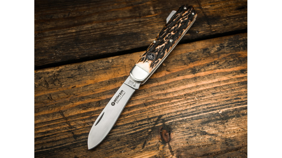 Boker USA Hunting Mono CPM Knife, Brown, Small, 110609