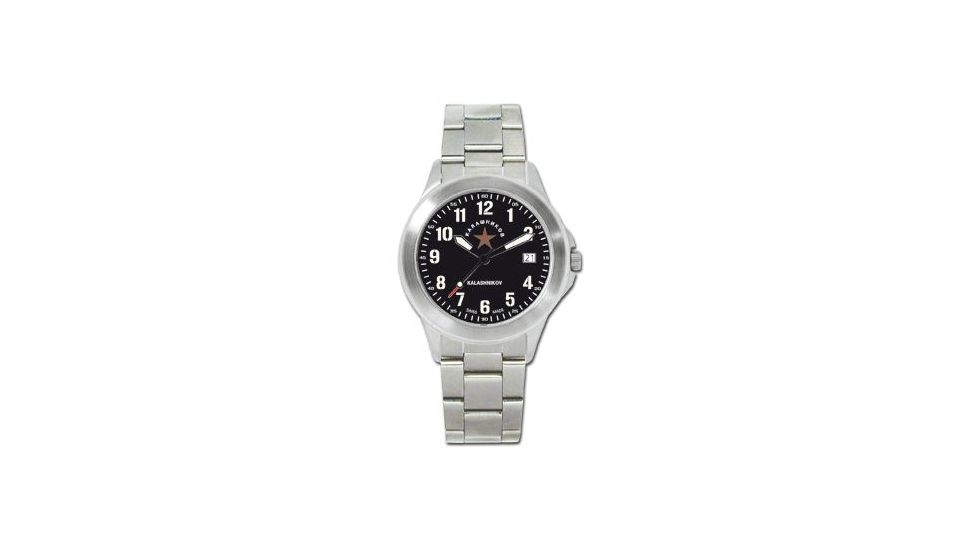 Boker USA Kal Libertad 2 Waterproof Watch, Silver Stainless Steel 09KAL504