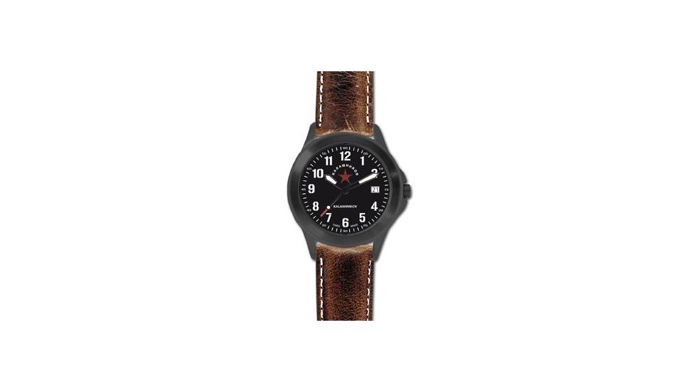 Boker USA Kal Libertad 2 Waterproof Watch, Leather Band 09KAL506