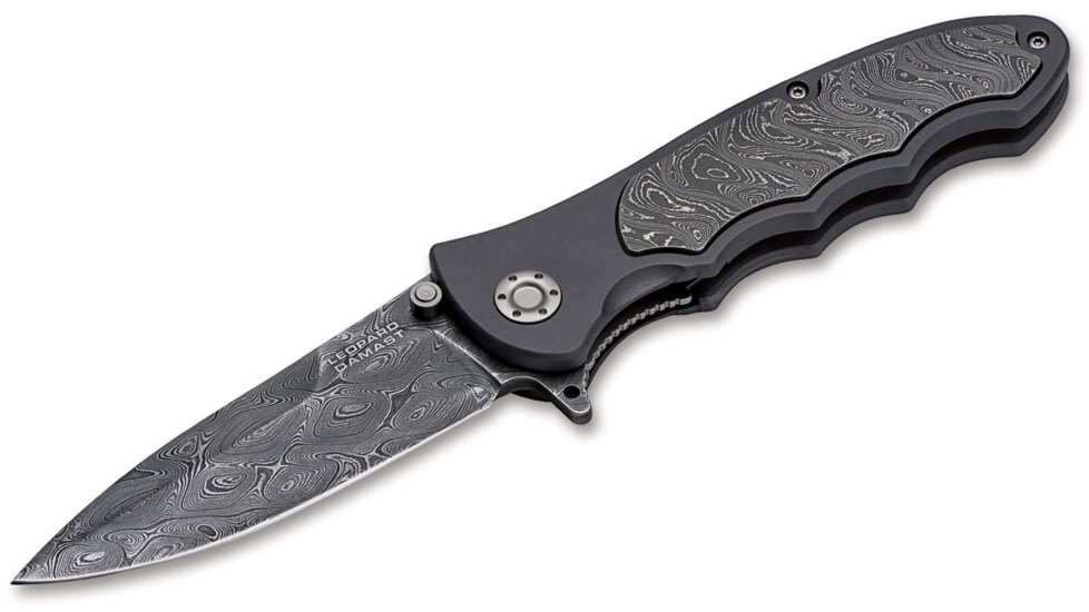 Boker USA Leo Damas III Collection Knife, Black, Small, 110237DAM