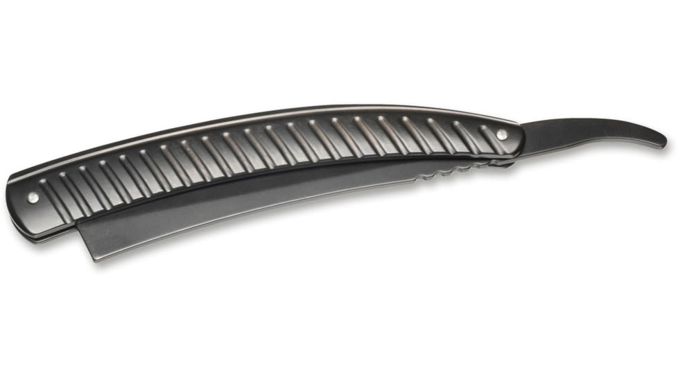 Boker USA Magnum Black Barber Razor Knife, Black, Small, 01MB731