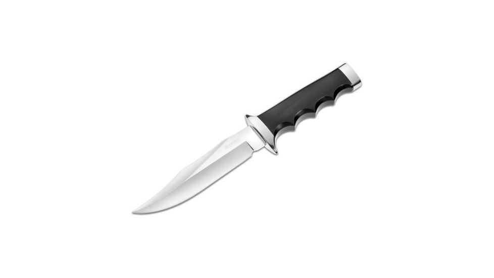 Boker USA Magnum Bowie Fg Fixed Blade Knife w/ Leather Sheath 02MB027