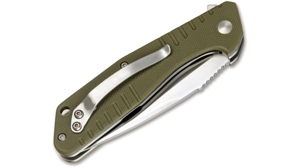 Boker USA Magnum Coccodrillo Vero Knife, Desert Tan, Small, 01MB725