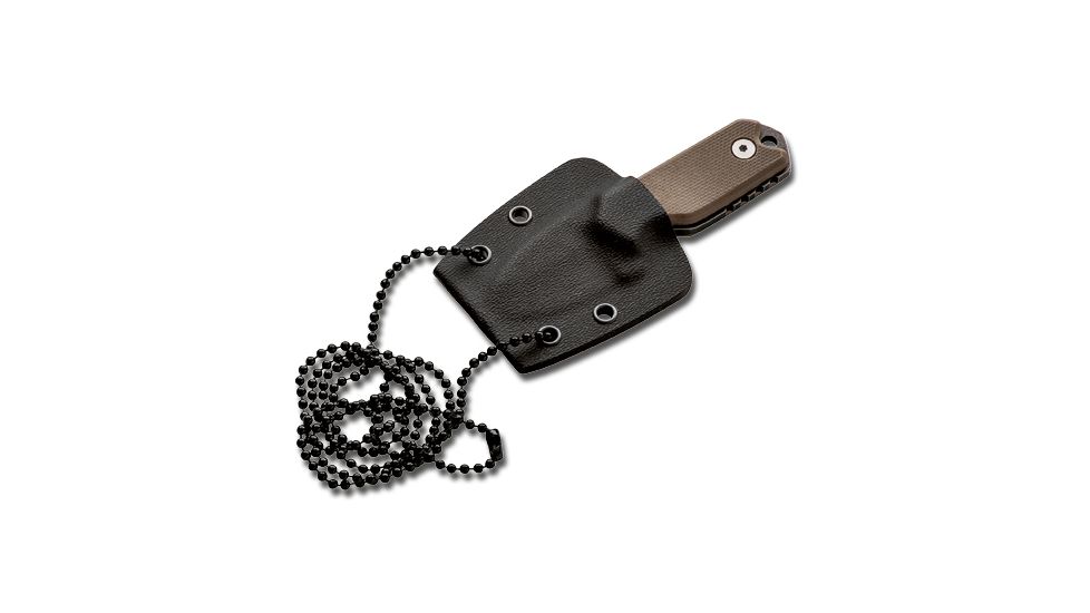 Boker USA Magnum Lil Friend Micro Fixed Blade Knife,1.38in 440 Stainless Steel Blade,G10 Handle 02SC743