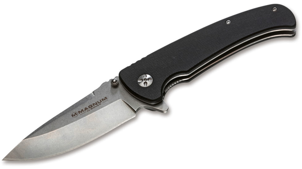 Boker USA Magnum No Compromise Knife, Black, Small, 01RY057