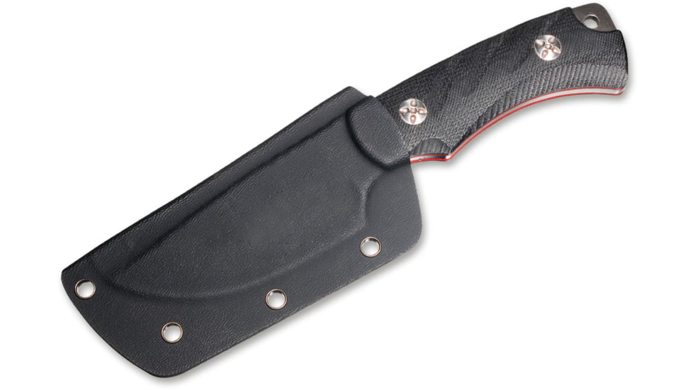 Boker USA Magnum Tiger Lily Drop Knife, Black, Small, 02RY089