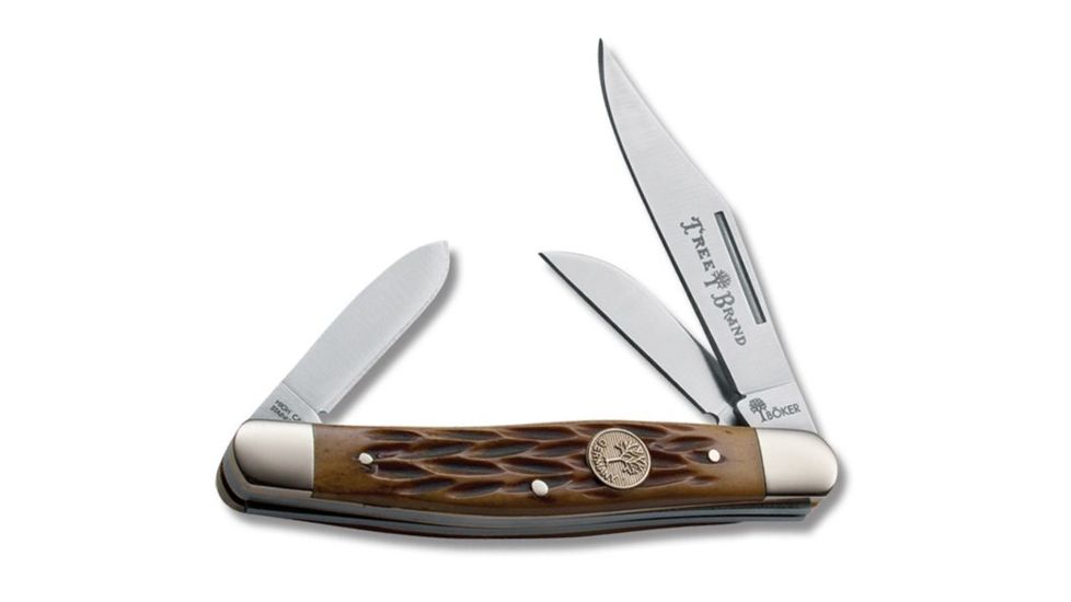 Boker USA Traditional Series Medium Stockman Jigged Knife, Brown, Small, 110727