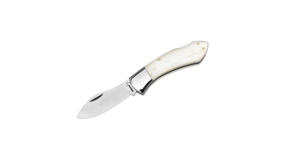 Boker USA Plus Fiskmuk Bone Single Blade Folding Knife 01BO030