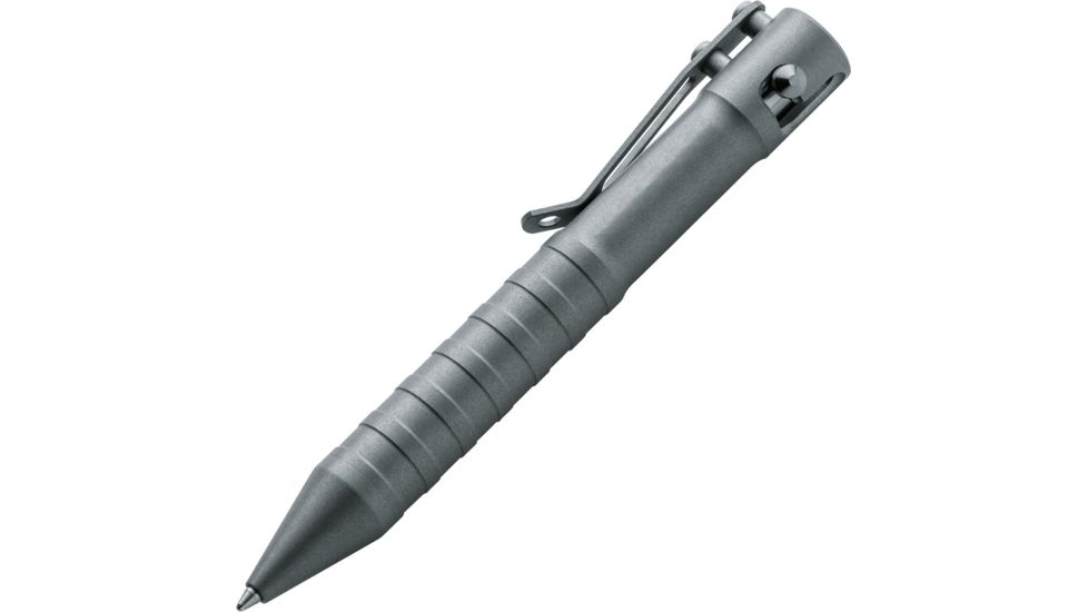 Boker USA Plus K.I.D. Tactical Pen, Cal .50, Aluminum, Gray, BOP02690