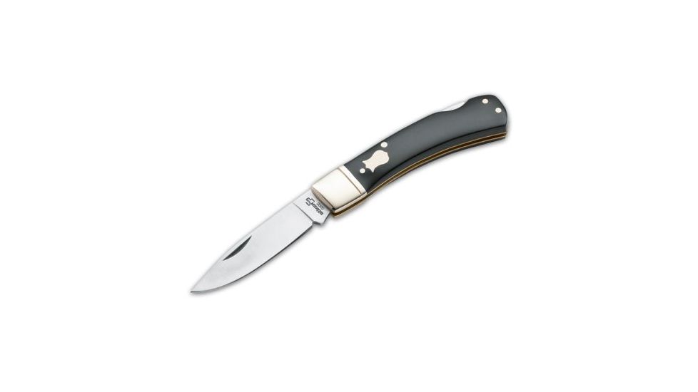 Boker USA Plus Lockback Black Single Blade Folding Knife 01BO250B
