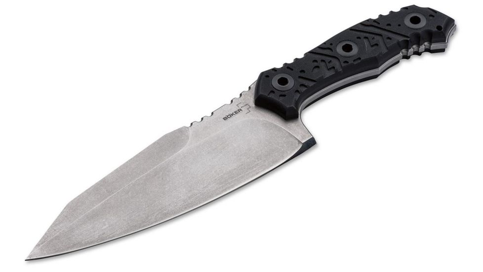 Boker USA Plus M2 Fixed Blade Knife,5.88in,440C Blade,G10 Handle 02BO056