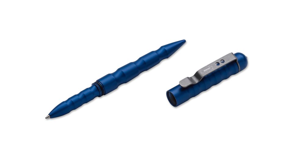 Boker USA Plus Multi Purpose Kubotan Pen/Stylus, Spiked, Blue 09BO068