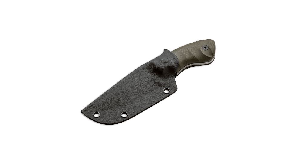 Boker USA Plus Ridgeback Fixed Blade Knife,3.25in,Matte 440C Stainless Blade,Textured Od Green G10 Handle BOP02626