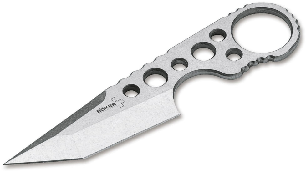 Boker USA Plus Skelergo Backup Knife, Silver, Small, 02BO042