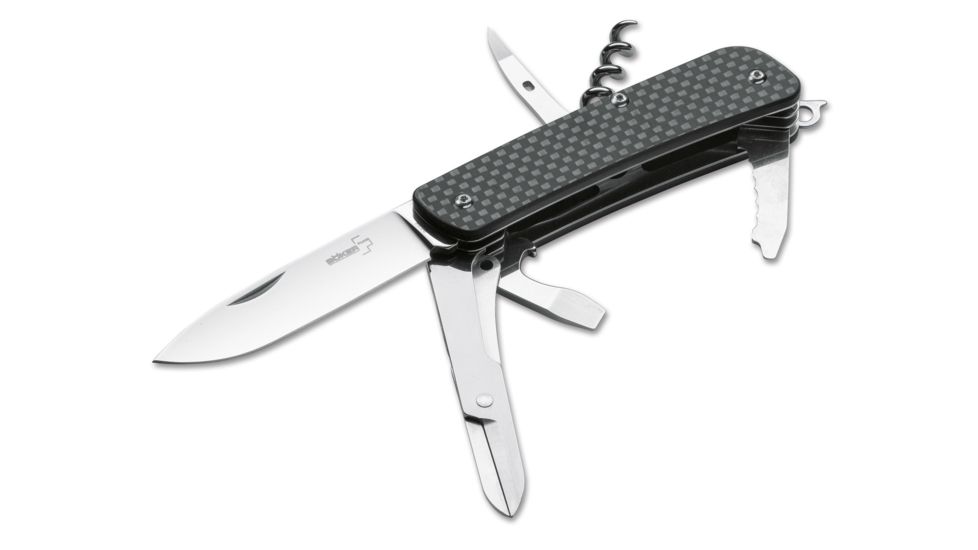 Plus Tech-Tool Carbon 3 2.8In Multi-Tool Folding Knife