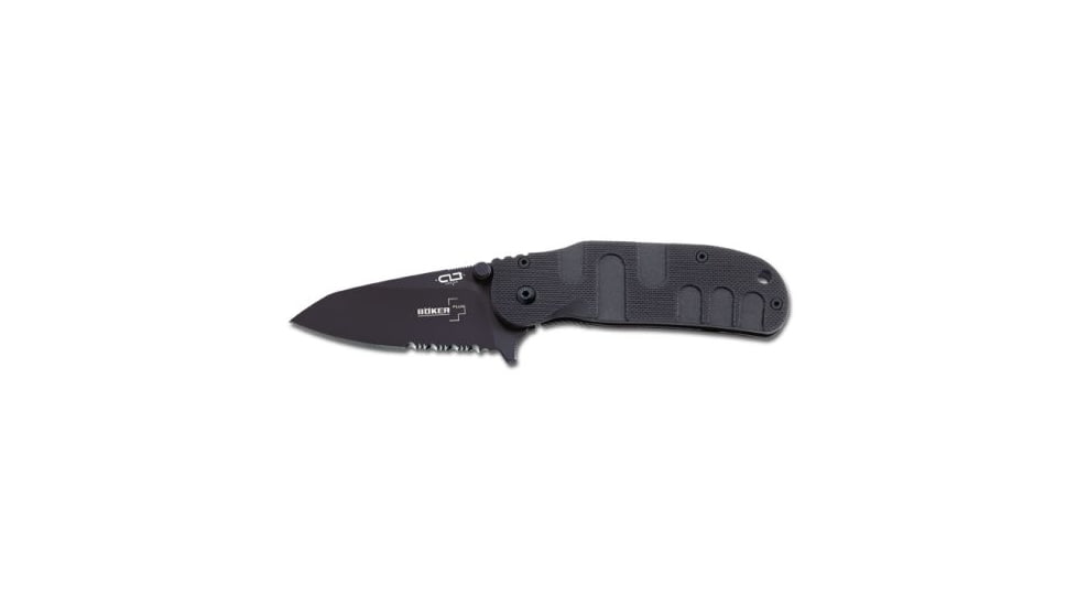 Boker USA Plus Trance Black Steel Blade Folding Carry Knife 01BO596