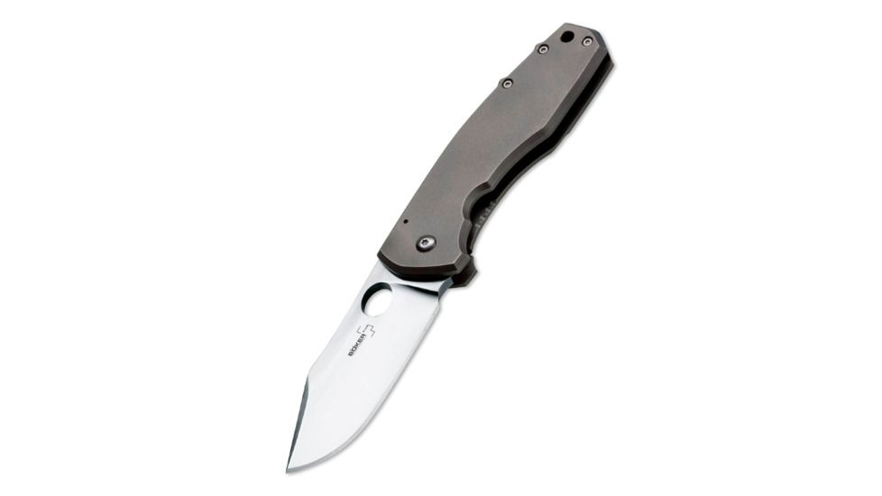 Boker USA Plus Vox F3 3.3 In S35V Steel Folding Blade Knife, Black 01BO334