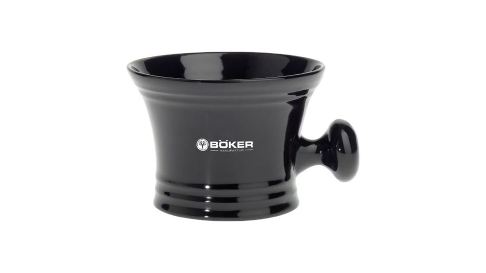 Boker USA Porcelain Shaving Bowl w/Knob 04BO153